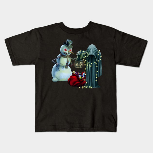 Dark christmas time Kids T-Shirt by Nicky2342